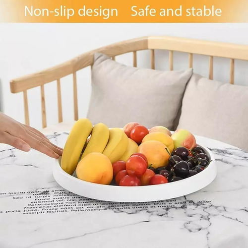 Imagen 8 de 10 de Bandeja Organizador Giratorio Para Cocina Baño Alacenas