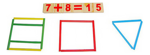 Set Matemático Infantil De Madera Didáctico Con Contadores