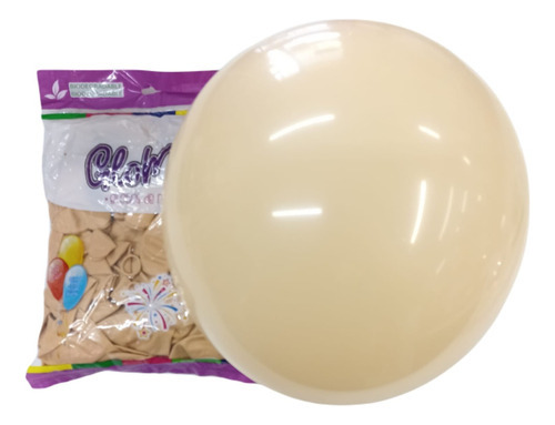 Globos Glomex #18 C/100 Colores Color Piel