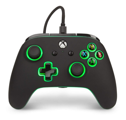 Power A Espectra Control Juegos Gamepad Luces Led Xbox Pc 