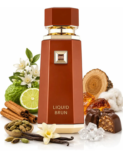 Perfume Árabe Masculino French Avenue Liquid Brun Eau De Parfum 100ml Original