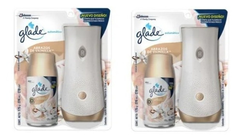 2 Pz - Glade Difusor Automatico Y 2 Repuestos 175g  Vainilla