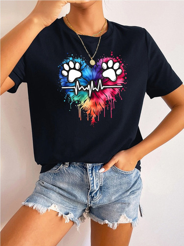 Camiseta De Moda Para Mujer, Calidad Sudadera Playera Mujer