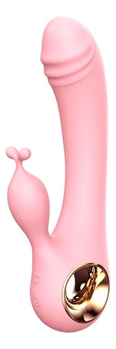 Vibrador Punto G Rabbit Doble Clitoris Climax Orgasmo Sexual Color Rosa