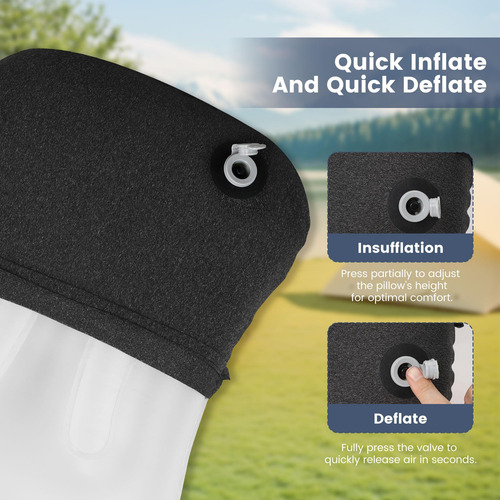 Almohada De Campamento Uwillion Con Cubierta Extraíble - Alm