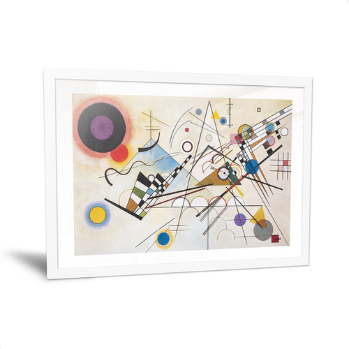 Cuadros Kandinsky Composición 8 Arte Pintura Impresa 35x50cm