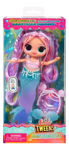 Muñeca Lol Surprise Jóvenes Sirenas Lana Marine