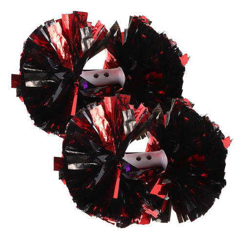 Pompón Con Forma De Bola De Porrista Rojo, 2 Unidades