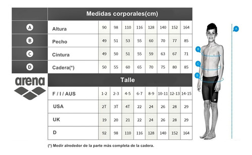 Imagen 2 de 4 de Malla Natacion Arena Niños Junior Hansel Kids Short