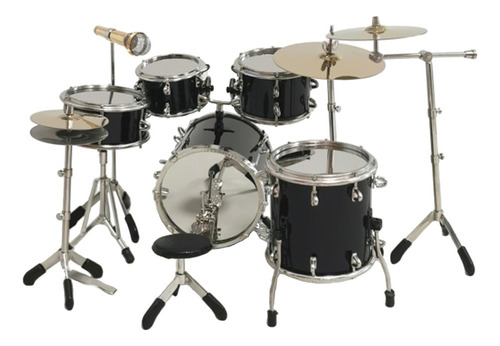 Envío Gratuito 8x Mini Drum Set Modelo De Instrumento De