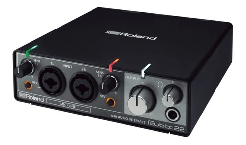 Interface Rubix22 In/out Roland Para Pc/mac/ios 2 Canales 
