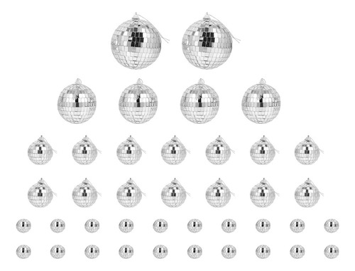 Bola De Espejo Colgante Para Decoración De Discoteca, 40 Uni