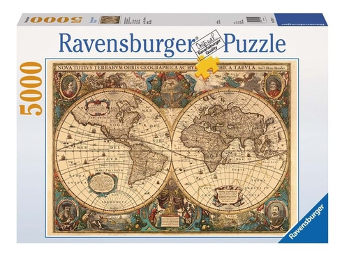 Ravensburger 174119 Mapa Del Mundo 5000 Pza. Milouhobbies