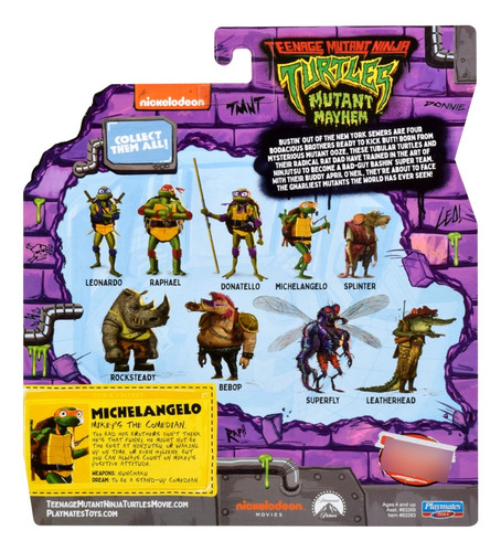 Figura Acción Bandai Tmnt Movie Miguel Ángel