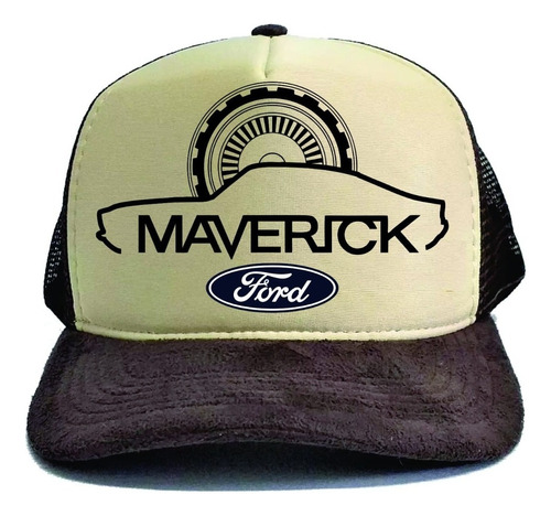 Boné Personalizado Desenho Silhueta Logo Ford Maverick