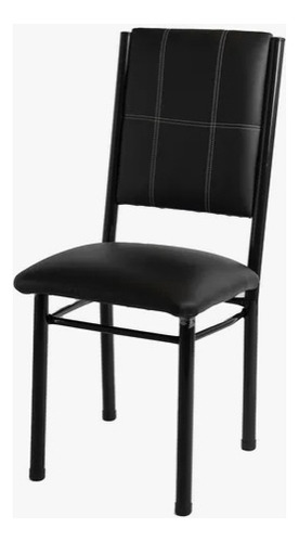 Juego Set Sillas Cocina Comedor Living Caño Reforzado Respaldo Tapizado Reforzadas Oferta X4 Envio Gratis