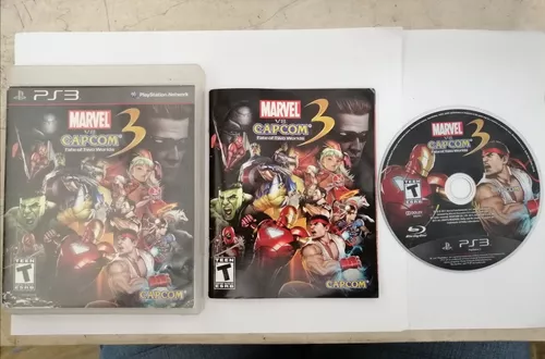 Jogo Ps3 Marvel Vs Capcom 3 Fate Of Two Worlds Físico