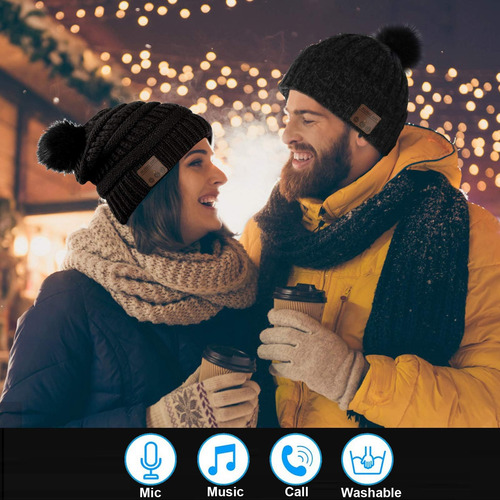 Gorro Inalámbrico Para Mujeres Y Niñas Gorro Musical Auricul
