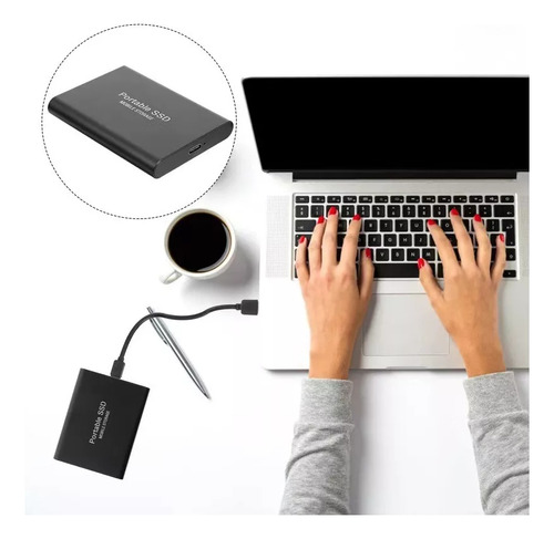 Externo Disco Duro Ssd 2tb 2000gb Sólido Mini Portátil