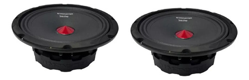 Par Medio Rango Monster Auto 6.5 Sml657 8ohm 800w Max Color Negro