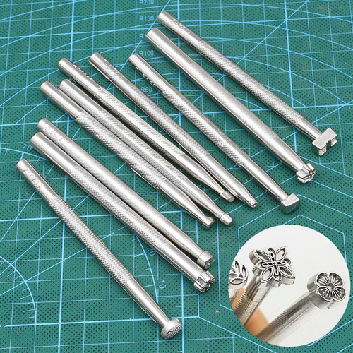 Conjunto De Ferramentas De Escultura Manual Em Couro De