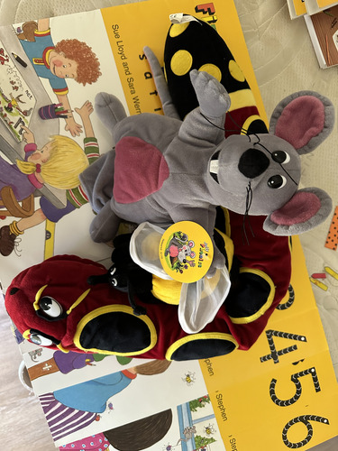 Jolly Phonics Puppets- Set Of 3- Sin Uso!! (Usado)