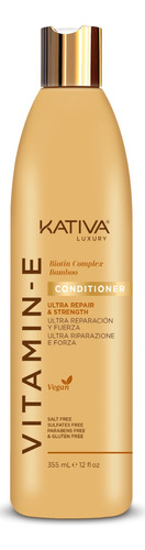 Kativa Luxury Vitamina E Acondicionador · Reparación, Fuerza