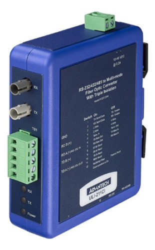Convertidor Rs-232/422/485 A Fibra Optica Mm St C/aislamient