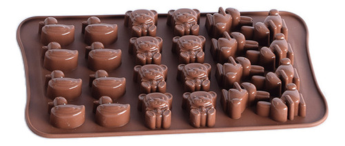 Moldes De Silicona I Con 24 Agujeros Para Chocolate, Tarta,
