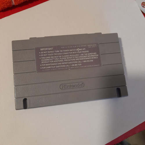 Contra 3 The Alien Wars Original Super Nintendo Snes (Usado)