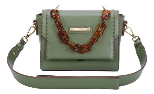 Mini Bag Aba Fellipe Krein Aw22 Corrente - Verde