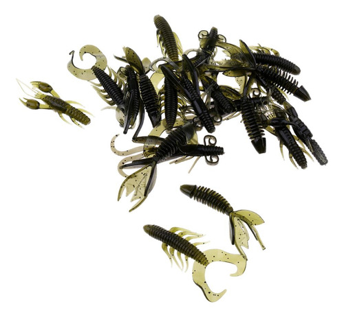 20x Cebo Señuelo Minnow Camarón Suave Flotación