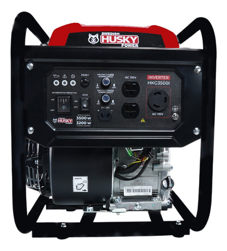 Generador Inverter Portátil A Gasolina Husky Hkg3500i 7hp