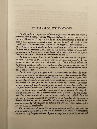 Introducción Al Estudio Del Derecho. (Usado)