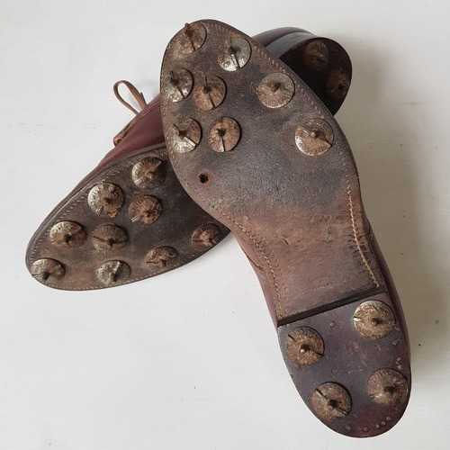 Imagen 6 de 10 de Antiguo Par Zapatos De Golf 1940 New Boston 7o 2199