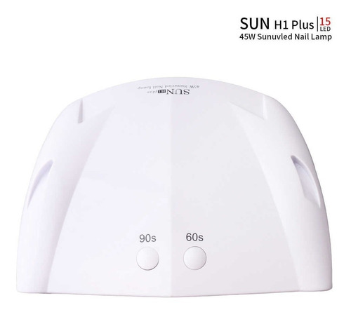 Secador De Uñas Lampara Uv Led 45 W Sun H1 Plus Para Manos