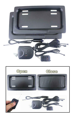 Imagen 5 de 11 de 2 Piezas Delantero Y Trasero Eléctrico Usa Tipo Auto Placa