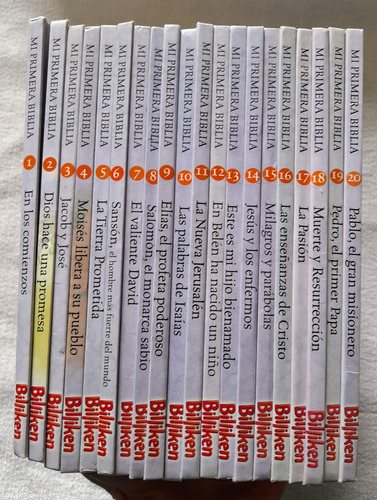 Mi Primera Biblia Billiken - 20 Tomos - Completo (Usado)