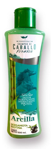 Shampoo Arcilla Bergamota Biotina Keratina 500ml Sin Sales