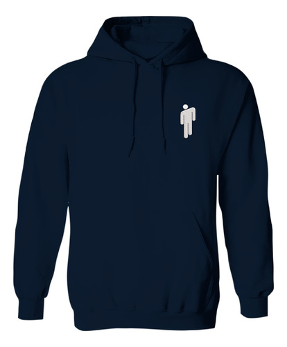 Sudadera Con Gorro Bordada Logo Billie Eilish Cantante Pop