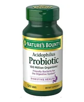 Comprar Probioticos Acidophilus Natures Bounty 100millo 120tabletas 