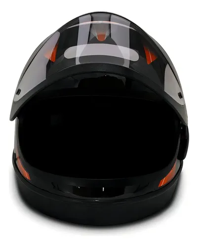 Capacete Integral Pro Tork New Sport Moto 788 Laranja para Adultos 58 — foto 1