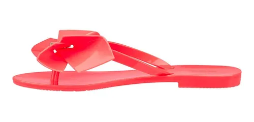 Chinelo Melissa Harmonic Bow Ii Laranja Fluorescente MercadoLivre