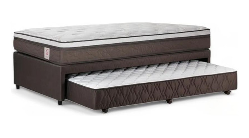 Cama Divan 1,5 Plazas Rosen New Style 6 Café