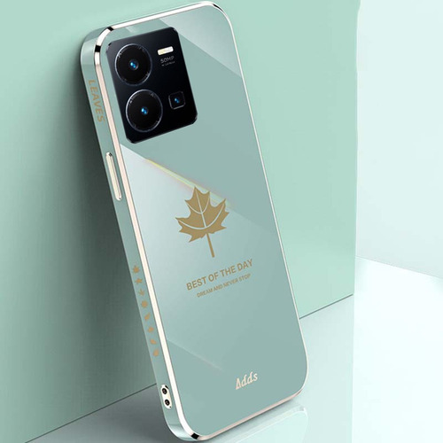 - Funda De Silicona For Vivo V25 V25e Mujer Hojas De Arce