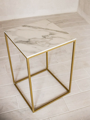 Imagen 7 de 10 de Mesa Luz Arrime Auxiliar Hierro Moderna P/ Sillón O Cama