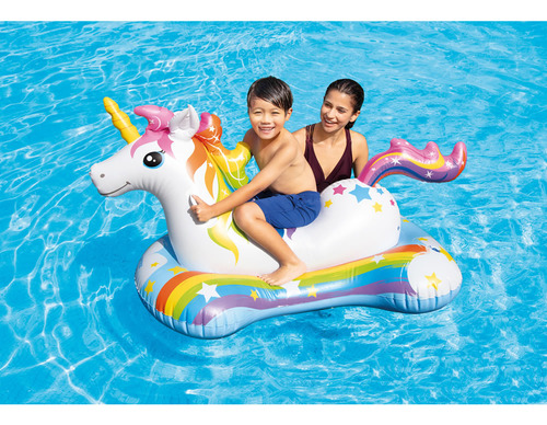 Montable Inflable Para Niños De Unicornio Alberca Intex