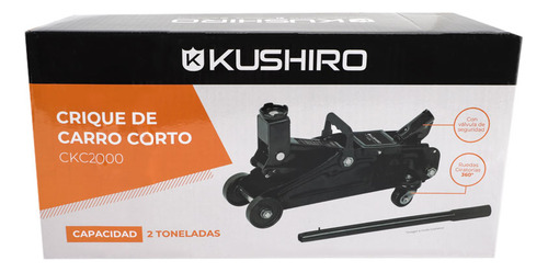 Crique Carro Corto Reforzado 2 Toneladas | Kushiro