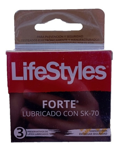 Lifestyles Forte Pack 3 Unidades