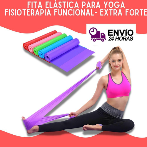 Fita Elástica Para Yoga, Fisioterapia Funcional-extra Forte